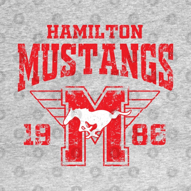 Youngblood Hamilton Mustangs Hockey Club Vintage by Aldebaran